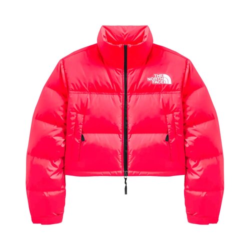The North Face Nuptse Short Jacket 'Brilliant Coral' NF0A5GGE