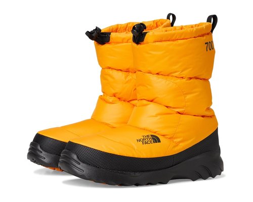 The North Face Nuptse Traction Bootie Cold Weather Boots - Summit Gold/TNF Black - NF0A8D90-ZU3