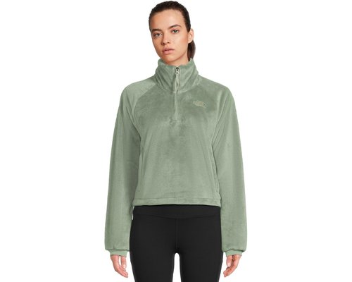 The North Face Osito Lux A1/4 Zip Jacket Coat - Slate Moss - NF0A8D26-BQ1