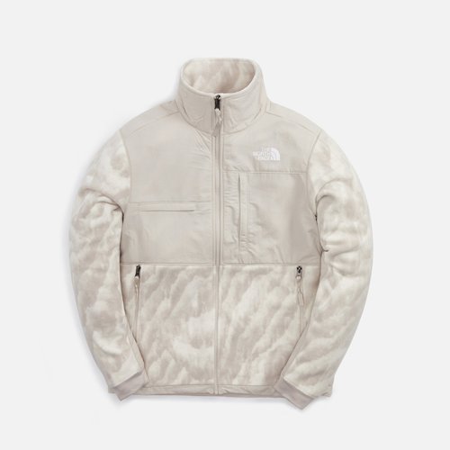 The North Face Printed Denali 2 Jacket - Silver Grey/Wooden Tiger - 0A5J2D2L1-GRY