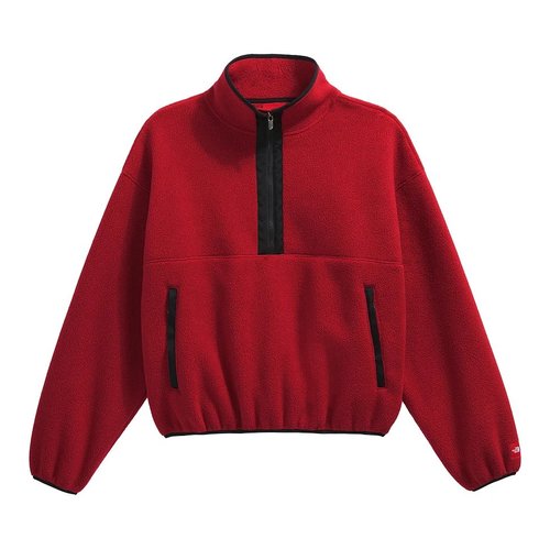 The North Face Redbox 1/2 Zip Fleece - Cardinal Red - NF0A8EGC-6191