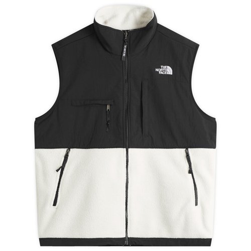 The North Face Retro Denali Vest - White Dune/Tnf Black - NF0A88XJ-ROU