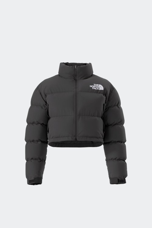 The North Face Nuptse Short Jacket - Tnf Black/Tnf Black-r - NF0A5GGE-GOG