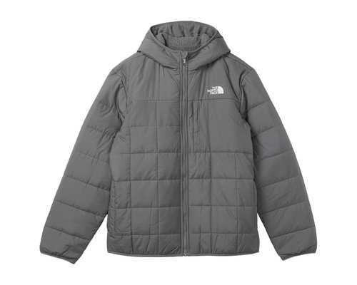 The North Face Reversible Shasta Full Zip Hooded Jacket Little Kid/Big Kid Coat - Smoked Pearl - NF0A88TP-0UZ