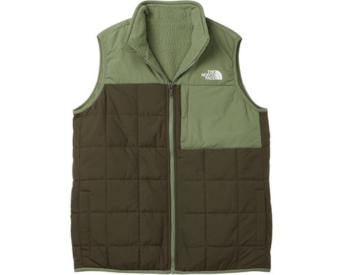 The North Face Reversible Shasta Vest Little Kid/Big Kid Coat - New Taupe Green/Bark Mist - NF0A88UA-C8I