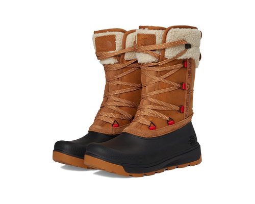 The North Face Shellista VI Mid Waterproof Insulated Snow Boots - Black/Brown - NF0A8DBC-HFQ