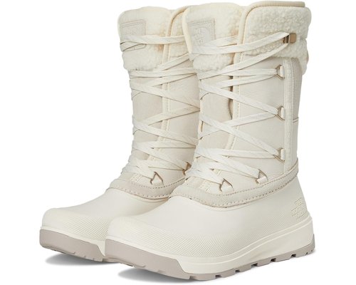 The North Face Shellista VI Mid Waterproof Cold Weather Boots - White Dune/White - NF0A8DBC-3IE