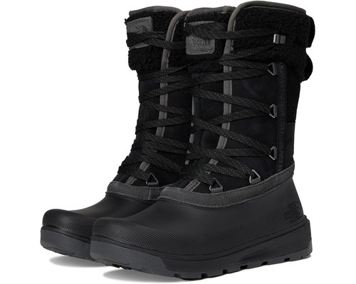 The North Face Shellista VI Mid Waterproof Insulated Lace Up Winter Boots - Black - NF0A8DBC-KT0