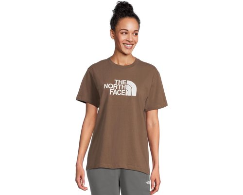 The North Face Evolution Half Dome Short Sleeve T-Shirts Short Sleeve Pullover - Smokey Brown/TNF White - NF0A8B6U-6K4
