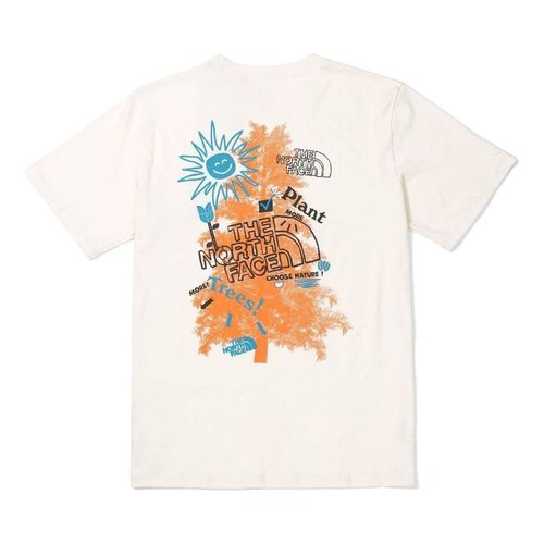 The North Face Short Sleeve Earth Day T-Shirt - Beige - NF0A812D-AI0