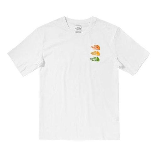 The North Face SS21 Tri Logo Shirt - White - NF0A7QRF-FN4