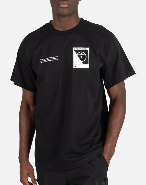 The North Face STEEP TECH LOGO TEE - Black - NF0A4746-JK3