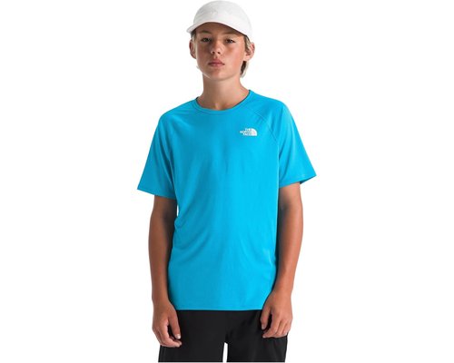 The North Face Sunriser Short Sleeve T-Shirts Little Kid/Big Kid Clothing - Meridian Blue - NF0A8BMX-D7R