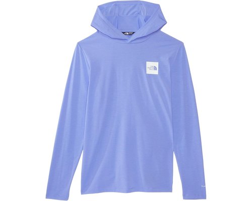 The North Face Teen Adventure Long Sleeve Hoodie--Graphic Little Kids/Big Kids Clothing - Virtual Blue - NF0A8AN5-0YI