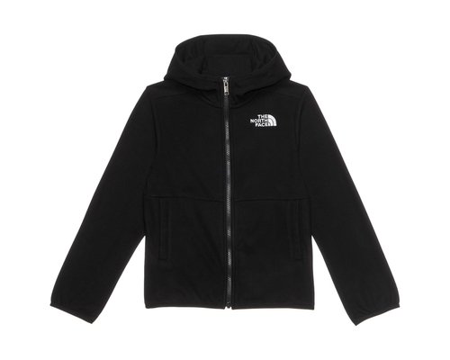 The North Face Teen Glacier Full Zip Hooded Jacket Little Kid/Big Kid Coat - TNF Black - NF0A8AZK-JK31