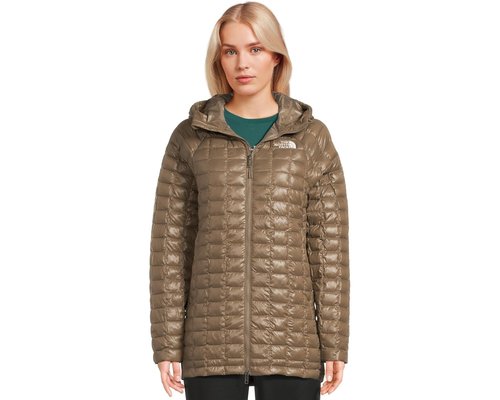 The North Face THERMOBALLtm Hooded Parka Coat - Mocha Brown - NF0A8D3T-BOW