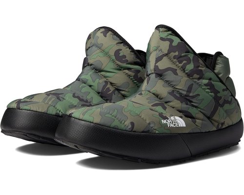 The North Face THERMOBALLtm Traction Bootie Boots - Thyme Brushwood Camo Print/TNF Black - NF0A3MKH-28F1