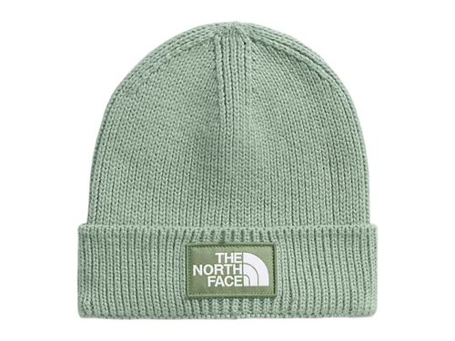 The North Face TNF Logo Box Cuffed Beanie - Slate Moss/Bark Mist - NF0A8CHE-D5M