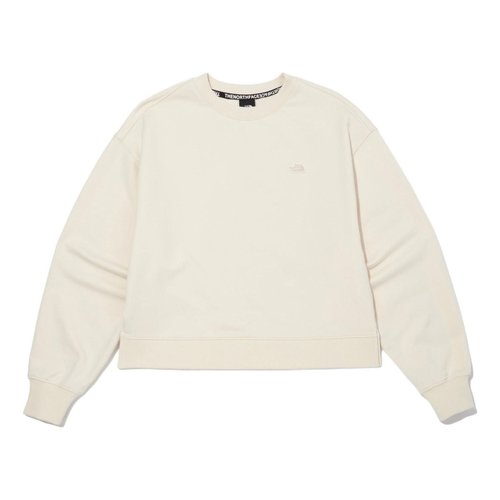 The North Face Ws Essential Sweatshirts Logo Sweater - Beige - NM5MN30B