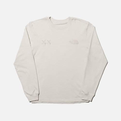 The North Face x Kaws Long Sleeve Tee - Moonlight Ivory - NF0A7WLM-IVY