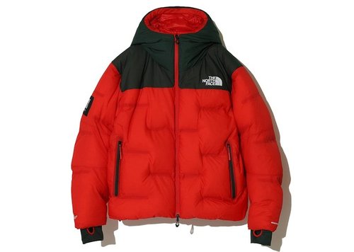 The North Face x Undercover Soukuu Cloud Down Nuptse Jacket - Dark Cedar Green/High Risk Red - 84S2