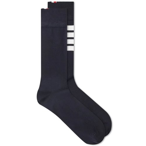 Thom Browne 4-Bar Socks - Navy - MAS023B01690415