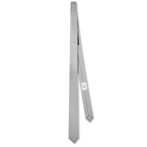 Thom Browne 4 Bar Striped Tie - Lt Grey - MNL001AJ0008055