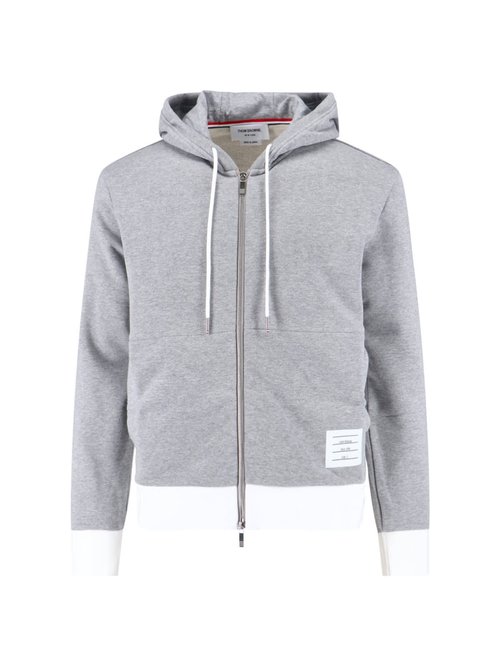 Thom Browne 4-bar Zip Sweatshirt - MJT517A03037-055LTGREY