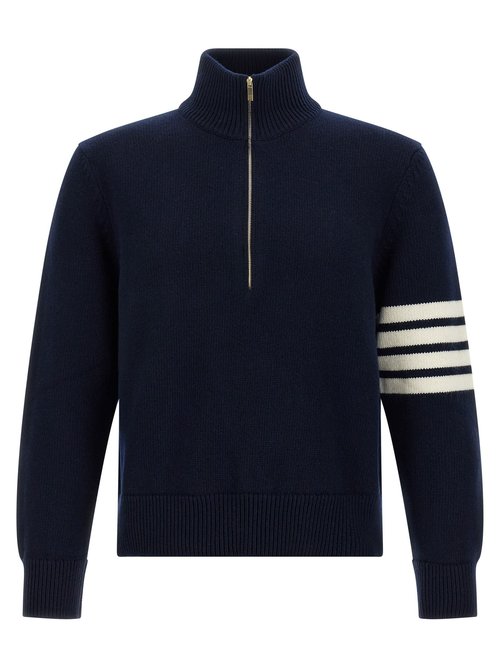 Thom Browne 4bar Half Zip Sweater - MKA567AY1029415