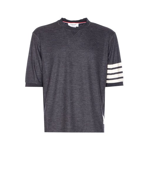 Thom Browne 4bar Short Sleeves Sweater - MJS292AJ0213015