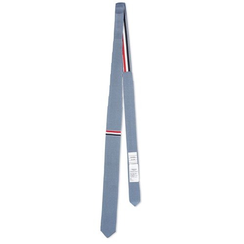Thom Browne Blue Stripe Tie - Deep Blue - MNL047KY4003440