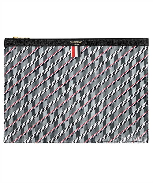 Thome Briefcase With Logo - Brown/Multi-Color - MAC021L07557035