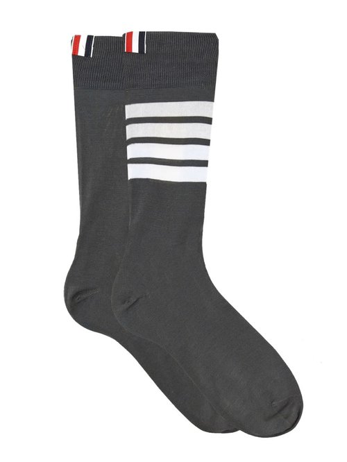 Thom Browne Calzini 4bar - MAS023B01690-025DARKGREY