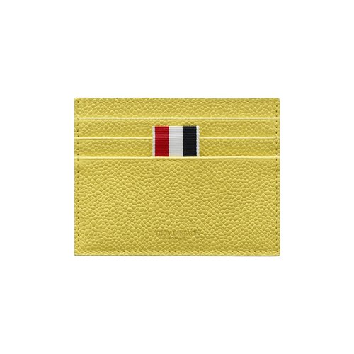Thom Browne Card Holder With Note Compartment In Pebble Grain Leather - MAW031L00198735