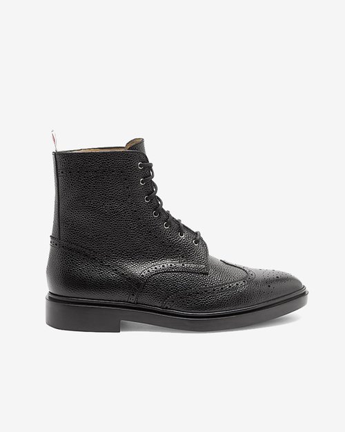 Thom Browne Classic Wingtip Boot - Black - MFR016A-00198