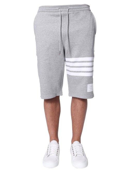 Thom Browne Cotton Bermuda - MJQ012H00535-068LIGHTGREY