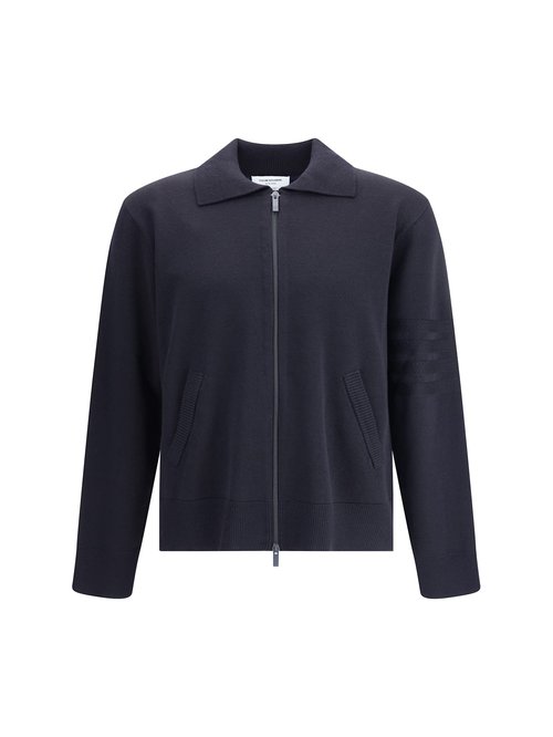 Thom Browne Double Face Full Zip Up Knitwear - MKT021AY1055415