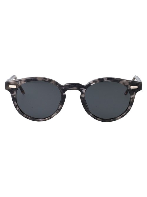 Thom Browne Gray Acetate Round Sunglasses - Dark Grey - UES404AG0002020