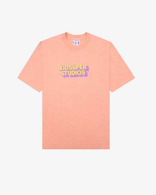 Thom Browne Kidsuper Super Studios Logo Tee - Salmon - KSPF01-19