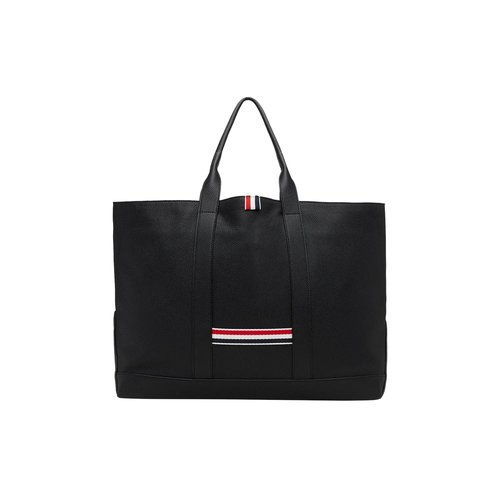 Thom Browne Medium Tool Tote Bag In Soft Pebble Grain Leather - UAG265AL0105001