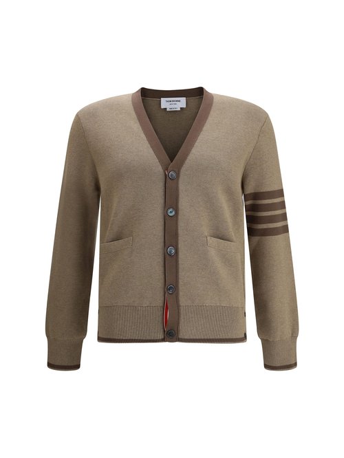 Thom Browne Milano Stitch V Neck Cardigan - MKC171D00219215