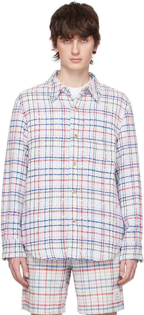 Thom Browne Multicolor Check Jacket - Seasonal Multi - MJO055AF0259996