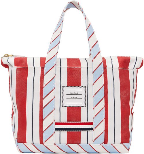 Thom Browne Multicolor Small Tool Tote - RED - UAG071FF0216600