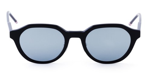 Thom Browne Oval Black Sunglasses - UES944A-G0002-001-49