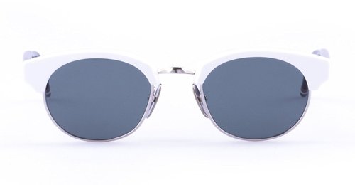 Thom Browne Oval Navy Red White Sunglasses - UES702A-G0003-964-47
