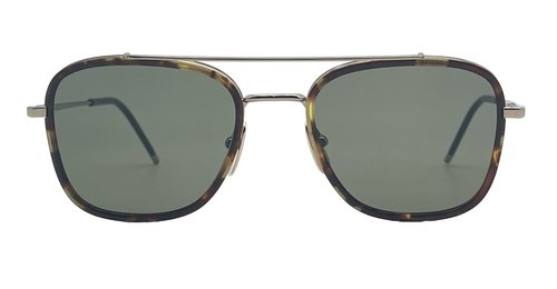 Thom Browne Rectangular Aviator Med Brown Sunglasses - UES800A-G0003-215-51