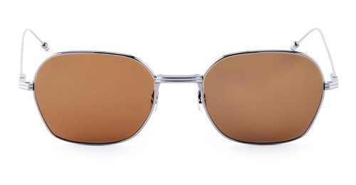 Thom Browne Rectangular Silver Sunglasses - UES945A-G0001-045-54