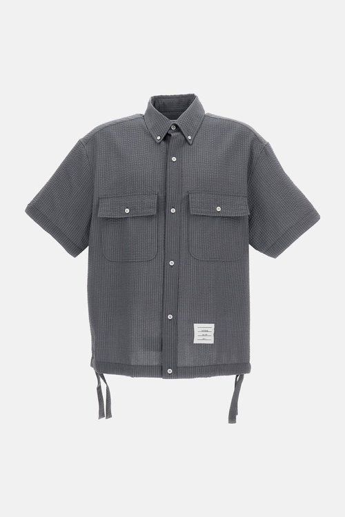 Thom Browne Short-sleeve Oversize Shirt - MWS329A06455055