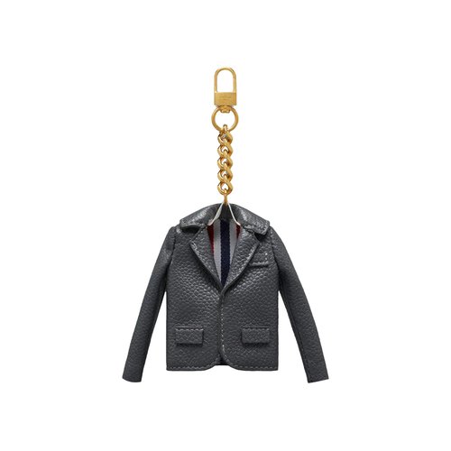 Thom Browne Soft Classic Jacket Charm In Caviar Agneau - UAM098A06560025