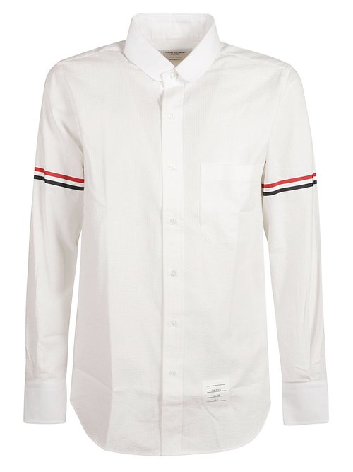 Thom Browne Straight Fit Round Collar Shirt - MWL393000572100